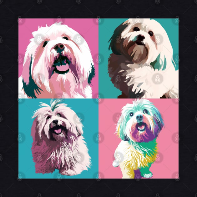 Coton de Tulear Pop Art - Dog Lover Gifts by PawPopArt